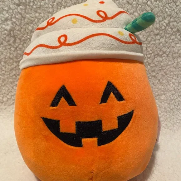 Squishmallow Lester 10” Pumpkin Latte Plush Stuffed Halloween Special Edition - Picture 11 of 11